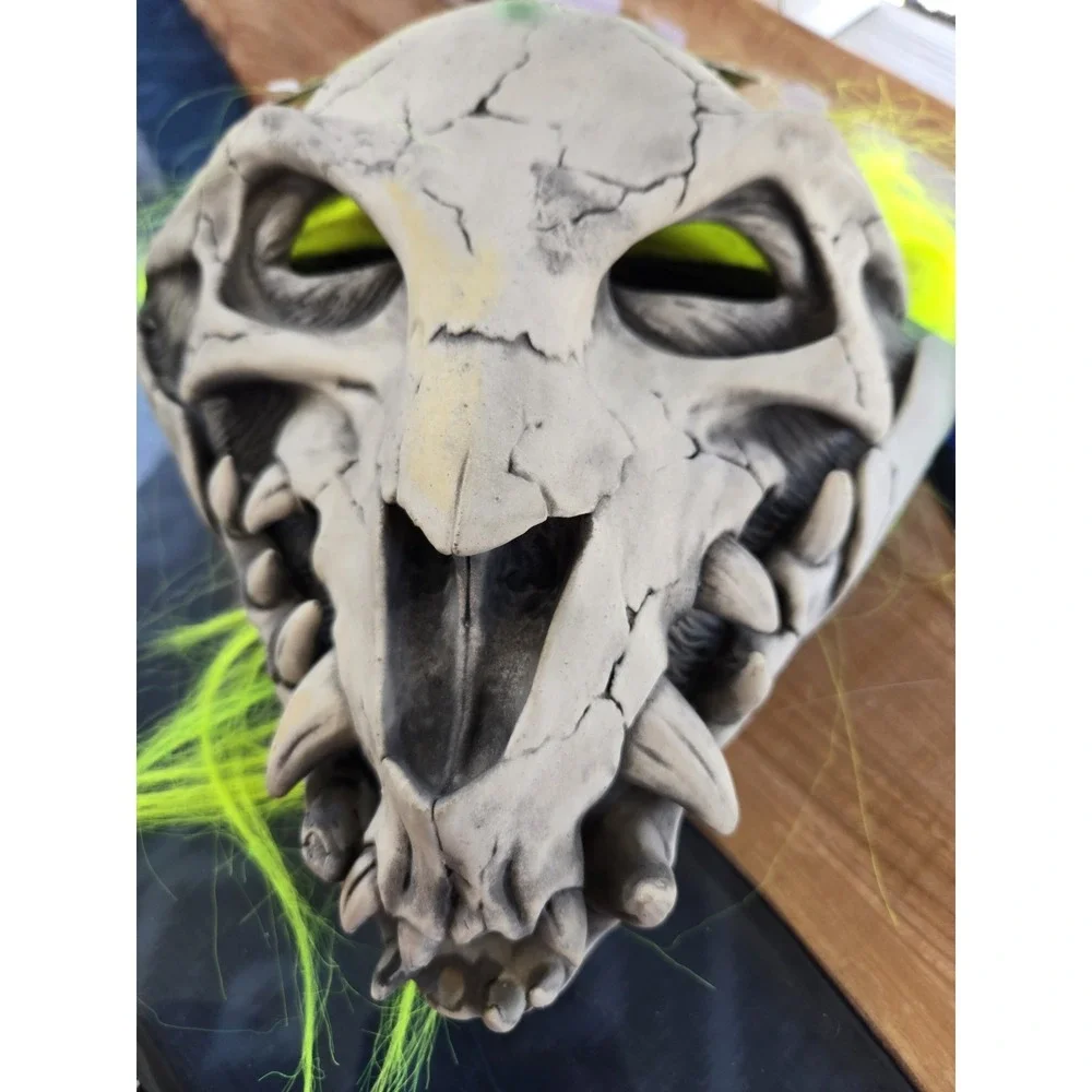Zagone Studios Bone Snapper Mask Bill Ystrom Blacklight‎ Horror NWT Halloween